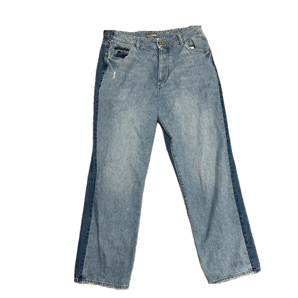 DL1961 TWO TONE JERRY HIGH RISE VINTAGE STRAIGHT